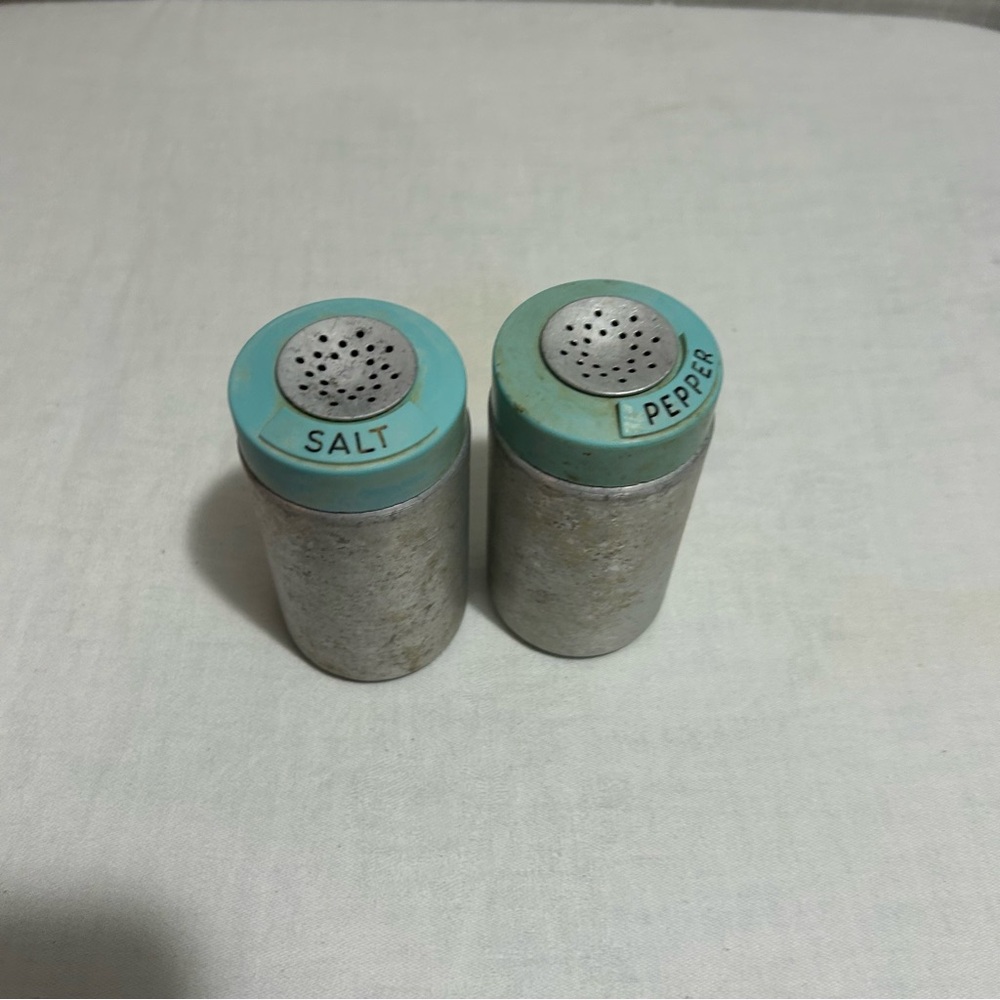 Vintage Kromex salt & pepper shakers